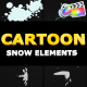 Cartoon Snow Elements | FCPX - VideoHive Item for Sale