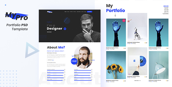 My Pro Portfolio PSD Template