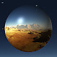 Martian landscape, environment 360 HDRI map. Equirectangular projection, spherical panorama - 3DOcean Item for Sale