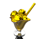 golden Ice cream and glass - 3DOcean Item for Sale