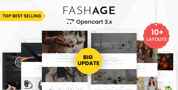 Fashage – Responsive Opencart 3.0 Theme