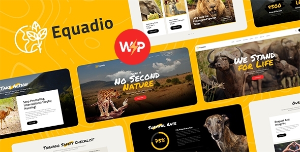 Equadio – Non-Profit and Environmental WordPress Theme