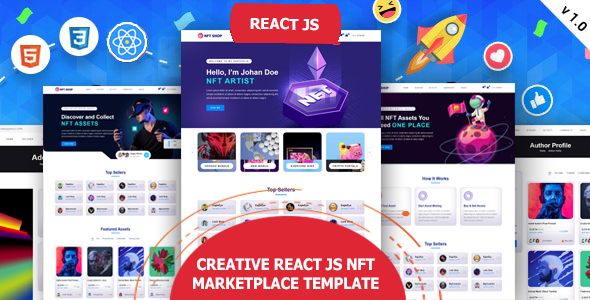 Tokimart - React.js NFT Marketplace Template