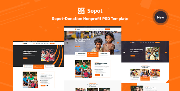 Sopot-Nonprofit PSD Template