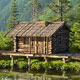 Old wooden siberian house - 3DOcean Item for Sale