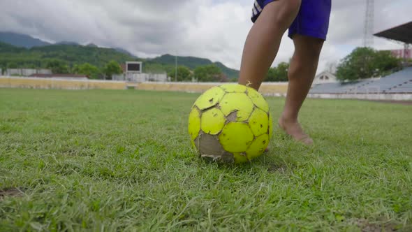 Poor Boy Running With A Ball alt