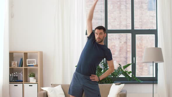 Man Exercising and Leaning at Home 28