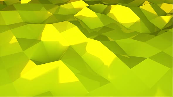 Abstract Low Poly Waving Background