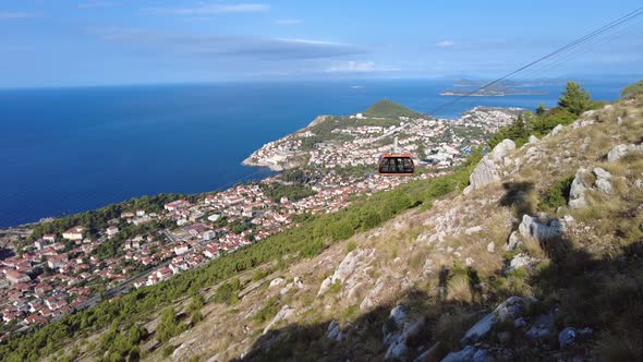 Aerial View on Dubrovnik City