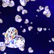 Diamond Hearts Blue Backgrounds - VideoHive Item for Sale