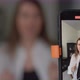Young Woman Blogger Shoots Video Speaks to Camera - VideoHive Item for Sale
