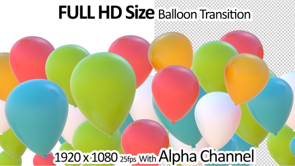 Colourful Balloon Transitions