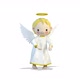 Angel Cute Dancing on White Background - VideoHive Item for Sale
