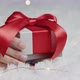 Gift box on white carpet - VideoHive Item for Sale