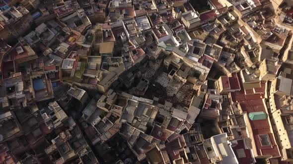 AERIAL: Old medina in Fez