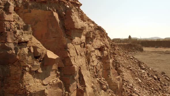 View of Stone Quarry at Countryside