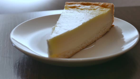 Piece of Delicious Cheesecake Dessert