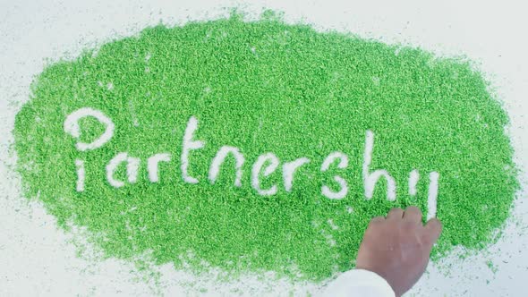 Green Hand Writing   Partnership  