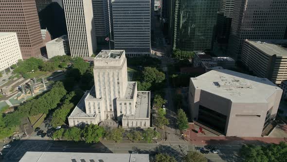 Aerial view of Houston