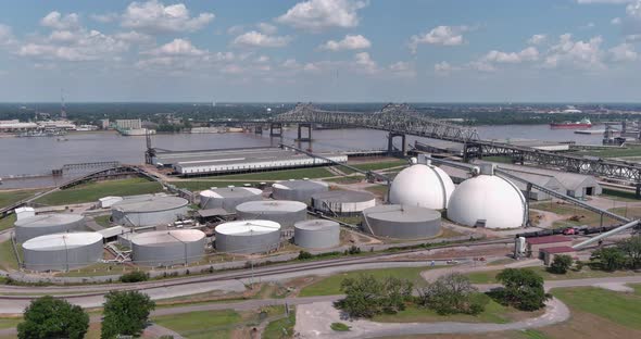 Establishing shot of Baton Rouge, Louisiana