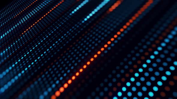 Colorful Dots stripe light Lines Motion background