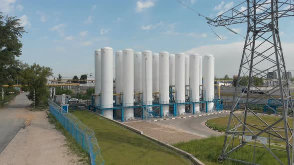 Liquid Oxygen Plant, Tanks and Heat Exchange Coils