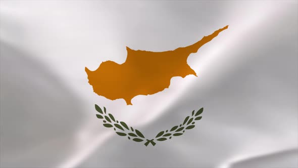 Cyprus Waving Flag 4K Moving Wallpaper Background