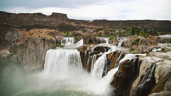 Shoshone Waterfalls in Twin Falls Idaho