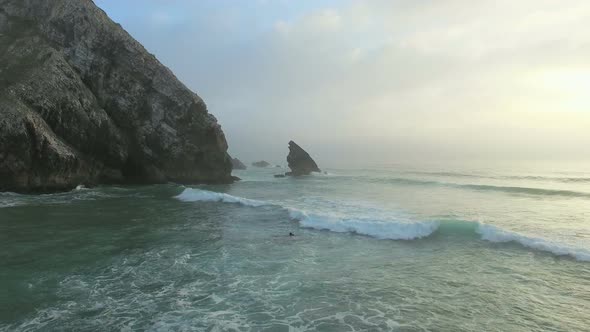 Praia da Adraga views on the coast of Portugal