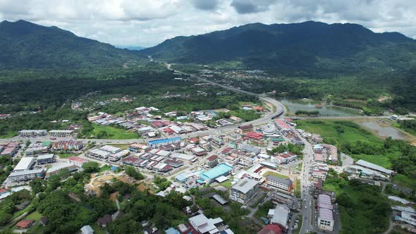 The Towns of Sarawak, Borneo, Malaysia