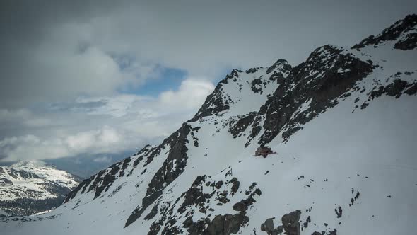 mont blanc alps  Italy mountains snow peaks ski cable car