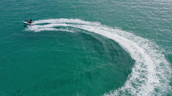 AH - Jetski in Tropical Ocean and Beautiful Island 11