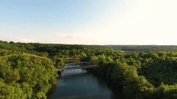 Bridge Over a River