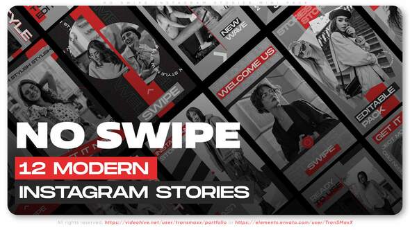 No Swipe Instagram Stories Mini Pack