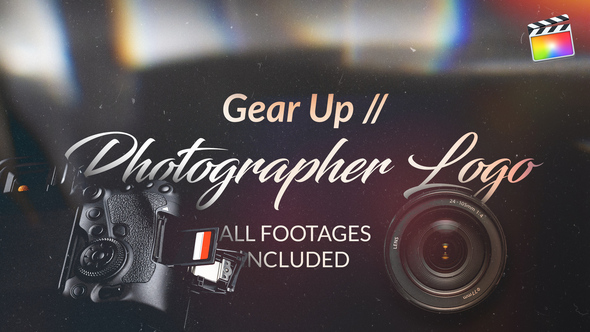 Gear Up // Photographer Logo | For Final Cut & Apple Motion