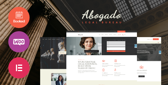 Abogado - Lawyer Firm & Legal Bureau WordPress Theme