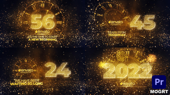 New Year Countdown 2026 MOGRT