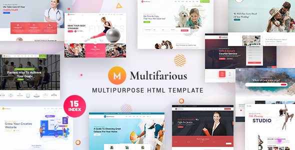 Multifarious - Multipurpose Business HTML Template