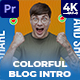 Colorful YouTube Blog Intro MOGRT - VideoHive Item for Sale
