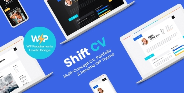 ShiftCV - Blog \ Resume \ Portfolio \ WordPress