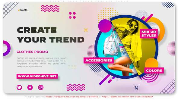 Create Your Trend Clothes Promo