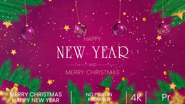 Merry Christmas and Happy New Year 2 \ MOGRT