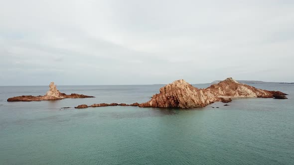 Islands of Pregonda in Menorca