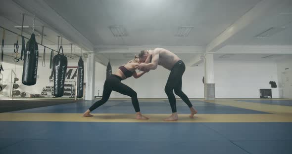 Male And Female Mixed Martial Arts Training