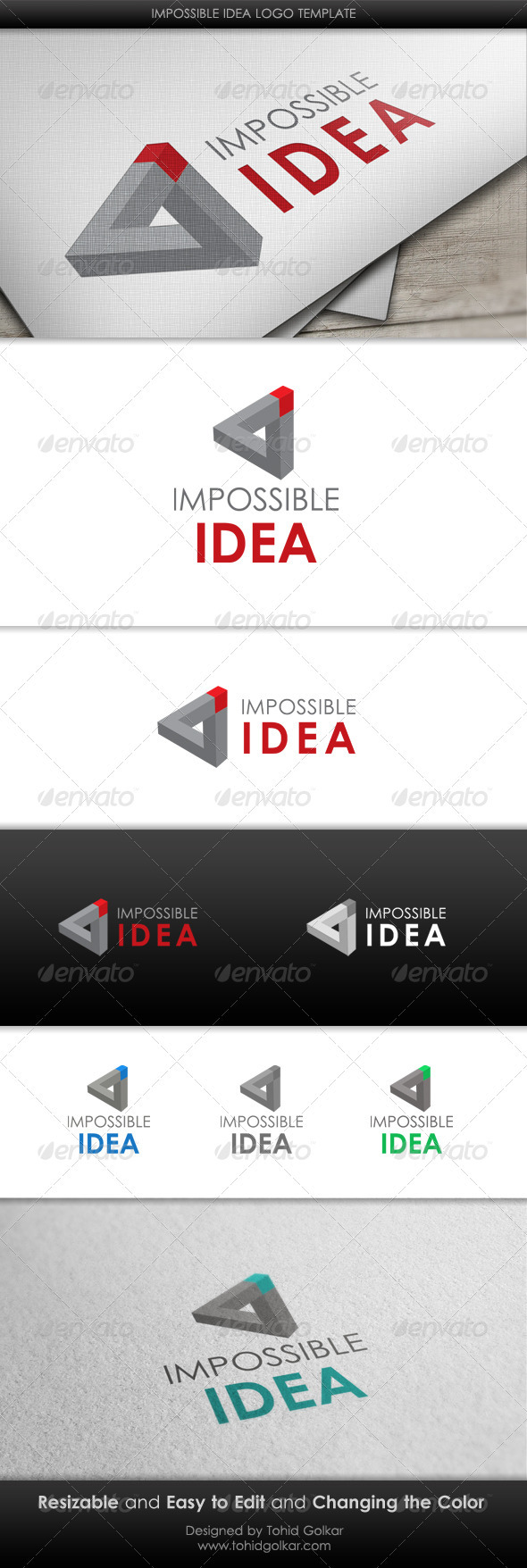 Impossible Idea Logo Template