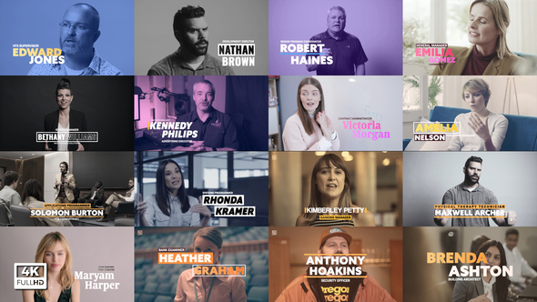 Modern Lower Thirds Pack alt