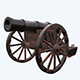 Medieval Powder Cannon - 3DOcean Item for Sale