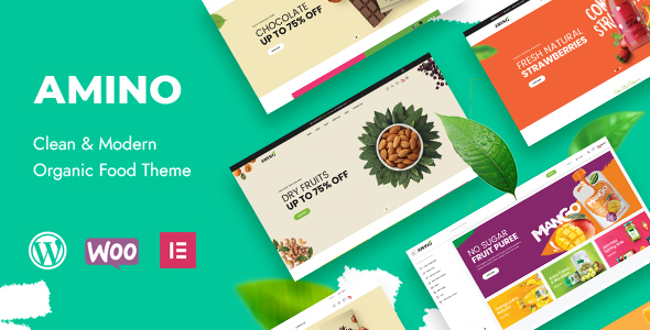 Amino – Organic & Food WordPress Theme