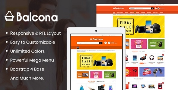 Balcona - Multipurpose Store OpenCart 3 Theme