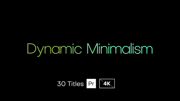 Dynamic Minimalism - Essential Graphics | Mogrt